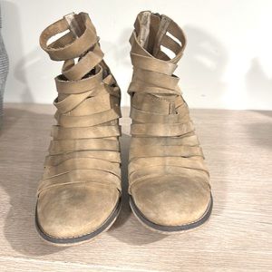 free people suede soft booties